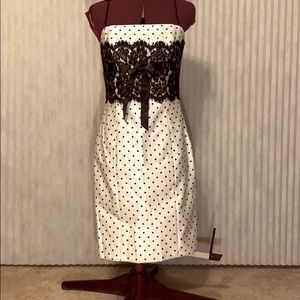 Polka dot Scott McClintock cocktail dress